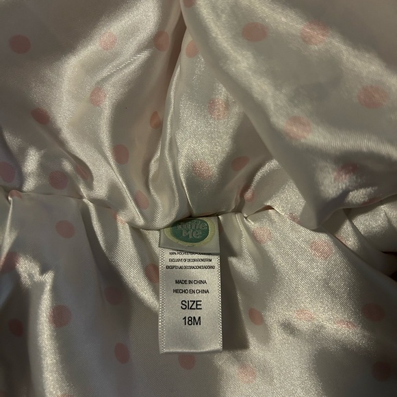 Little Me Pink Faux Fur Baby Coat - Picture 4 of 5